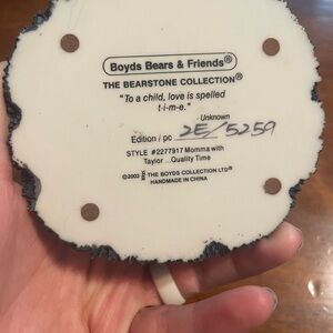 Boyds Bears Bearstone Collection Figurine